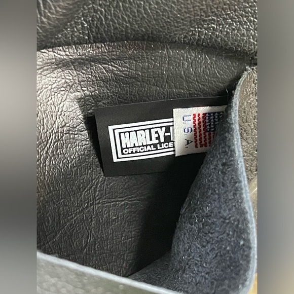 Black leather Harley Davidson TriFold wallet - Picture 5 of 5